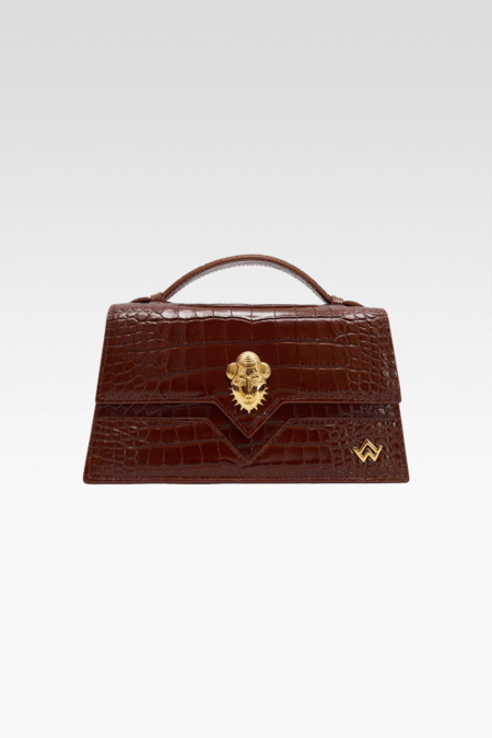 Akan mini croco Marron