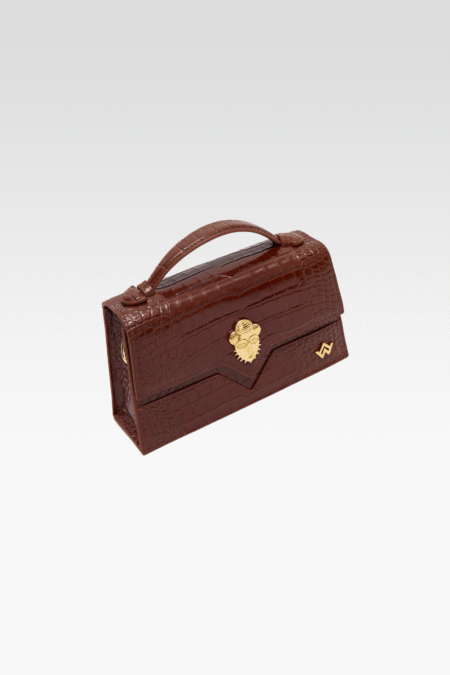 Akan mini croco Marron
