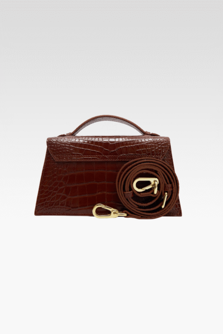 Akan mini croco Marron
