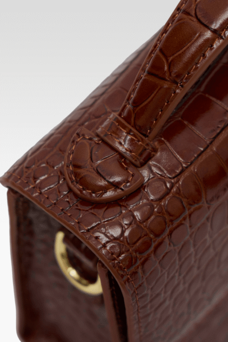 Akan mini croco Marron