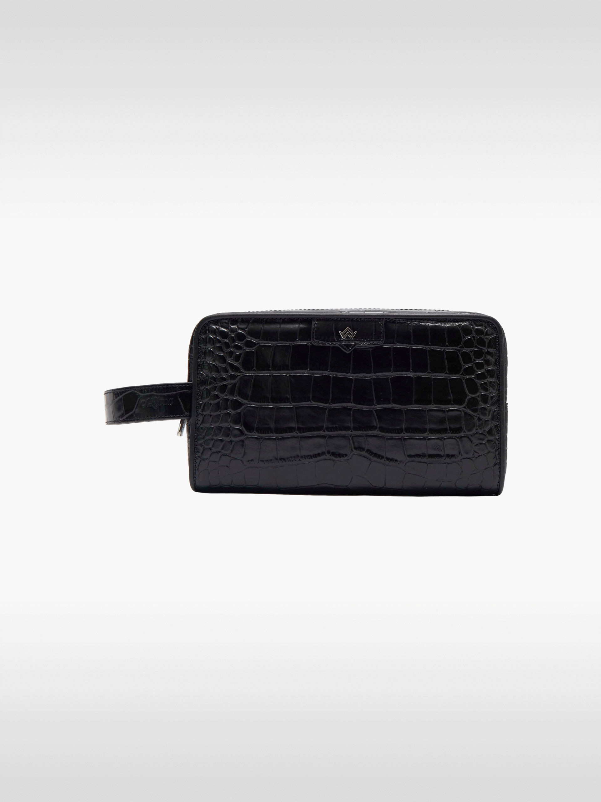 Trousse croco Noir