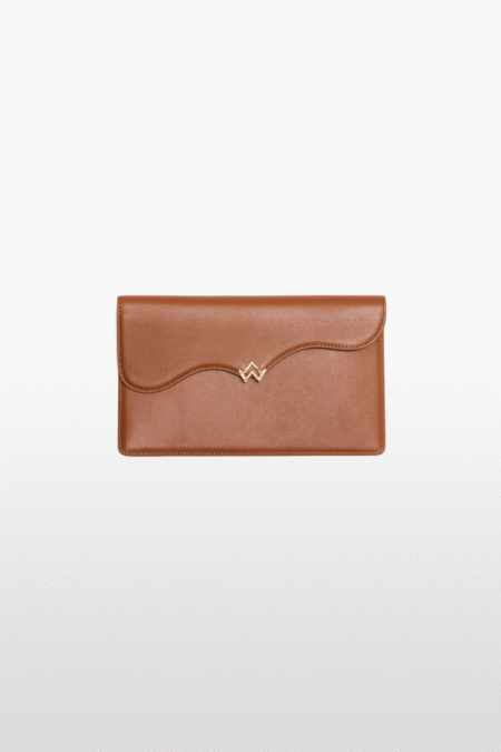 Pochette élya Marron