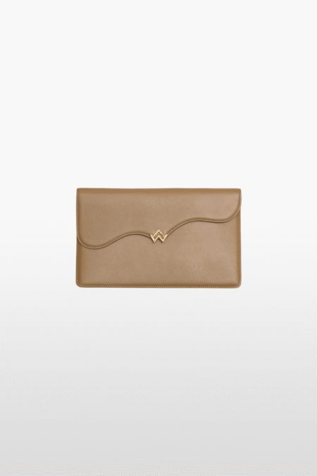 Pochette élya Beige taupe