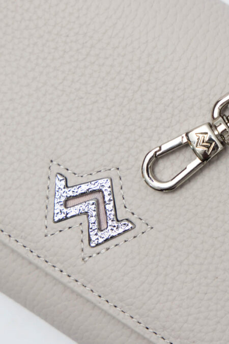 Portefeuille Nadrey grainé Gris