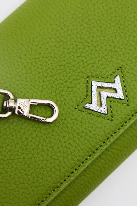 Portefeuille Nadrey grainé Vert olive