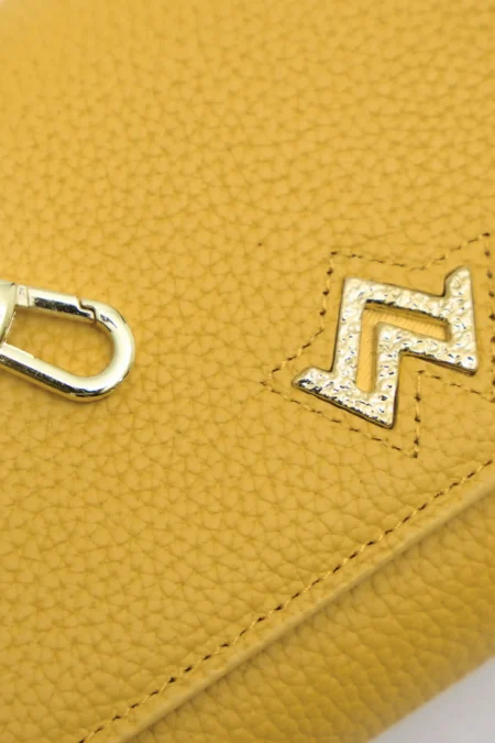 Portefeuille Nadrey grainé Jaune