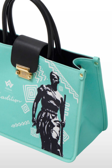 Cabas amazone Vert eau
