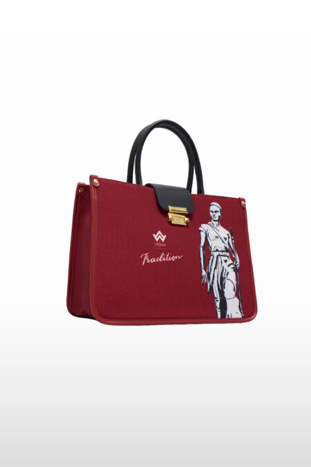 Cabas amazone Rouge bordeaux