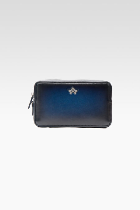 Pochette patiné Bleu
