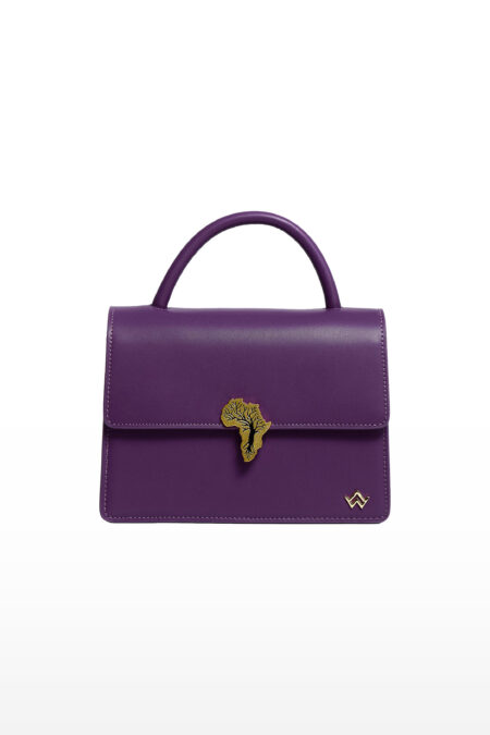 Femme africaine Violet