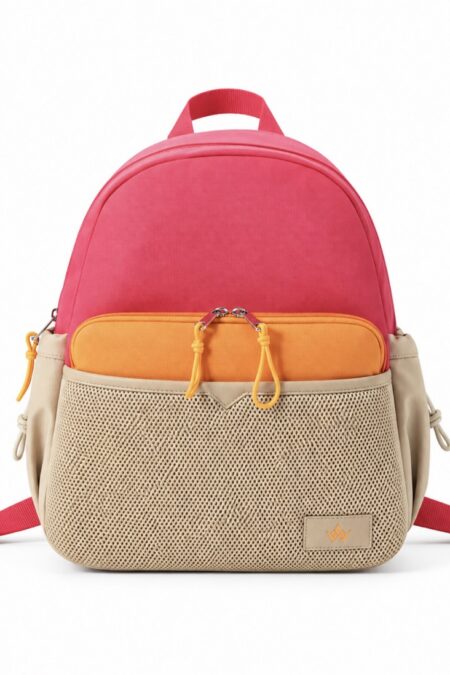 Précommande Sac à dos primaire JH&ELIYA rose-marron-orange