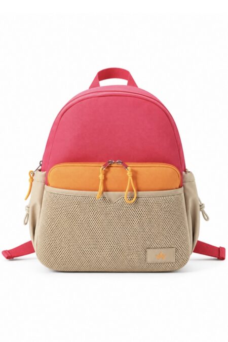 Précommande Sac à dos préscolaire JH&ELIYA rose-marron-orange