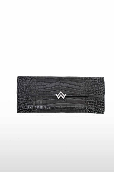 Pochette first lady croco Gris