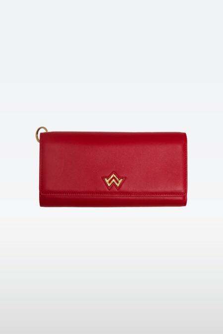Portefeuille Nadrey Rouge vif