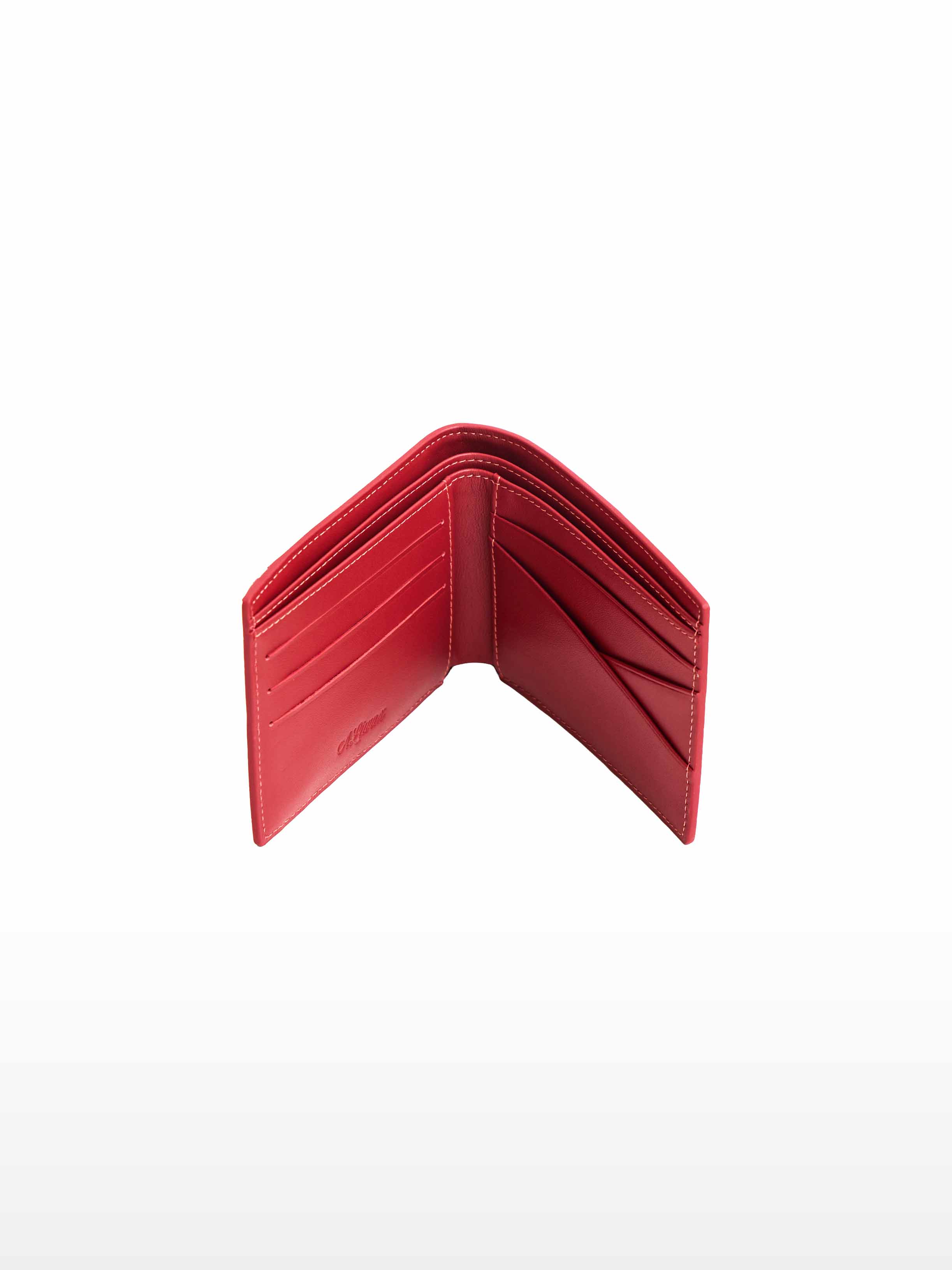 Portefeuille croco rouge - Image 4