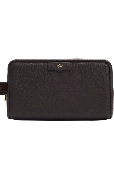 Trousse lisse Marron Chocolat